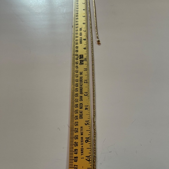 Thick Byzantine Gold Tone Chain Bracelet & Necklace Set Unisex - Picture 4 of 6